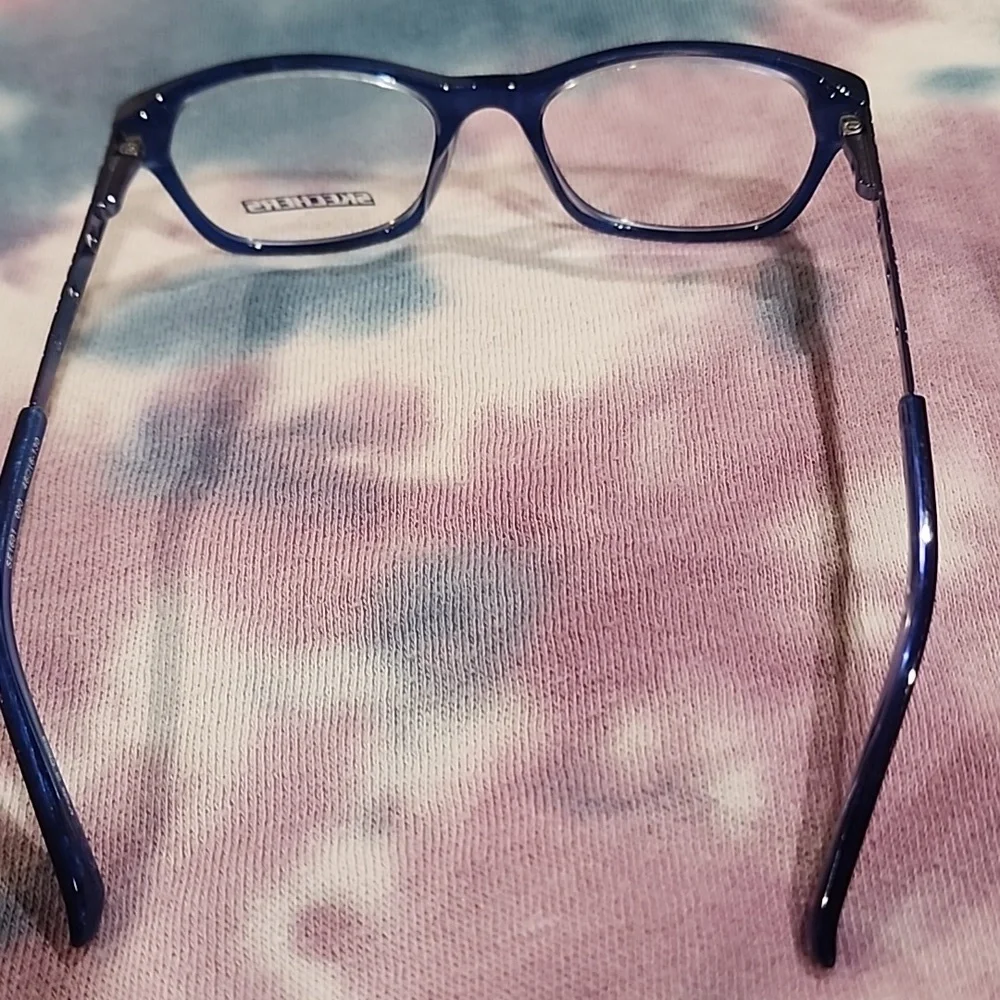 SKECHERS - Cute Heart, Blue, Pink, and Silver, Kids Eyeglass Frames
